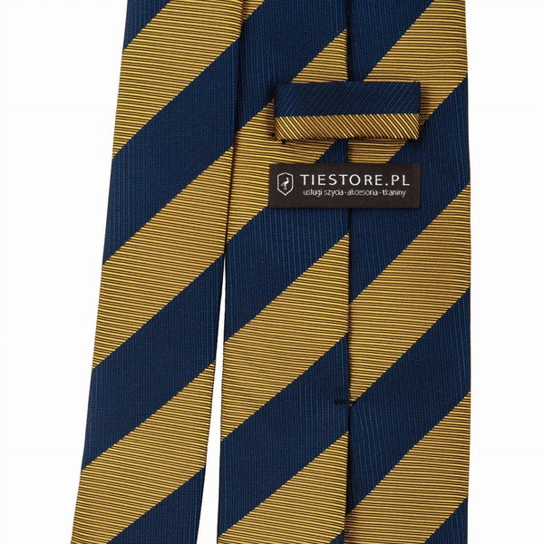 Corbata hecha a mano Jacquard azul-amarillo, bandera de Ucrania