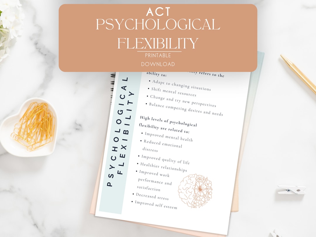 Psychological Flexibility Worksheets ACT Worksheets Acceptance and Psychological Flexibility Worksheets ACT Worksheets Acceptance and