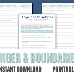 Anger Management Therapy Tools, Anger & Boundaries, Psychology Worksheets, Therapist, Social Work, CBT Worksheets, DBT, Therapy Worksheet