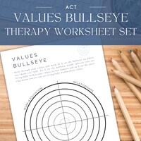 Acceptance and Commitment Therapy Worksheets, ACT Therapy , Therapy ...