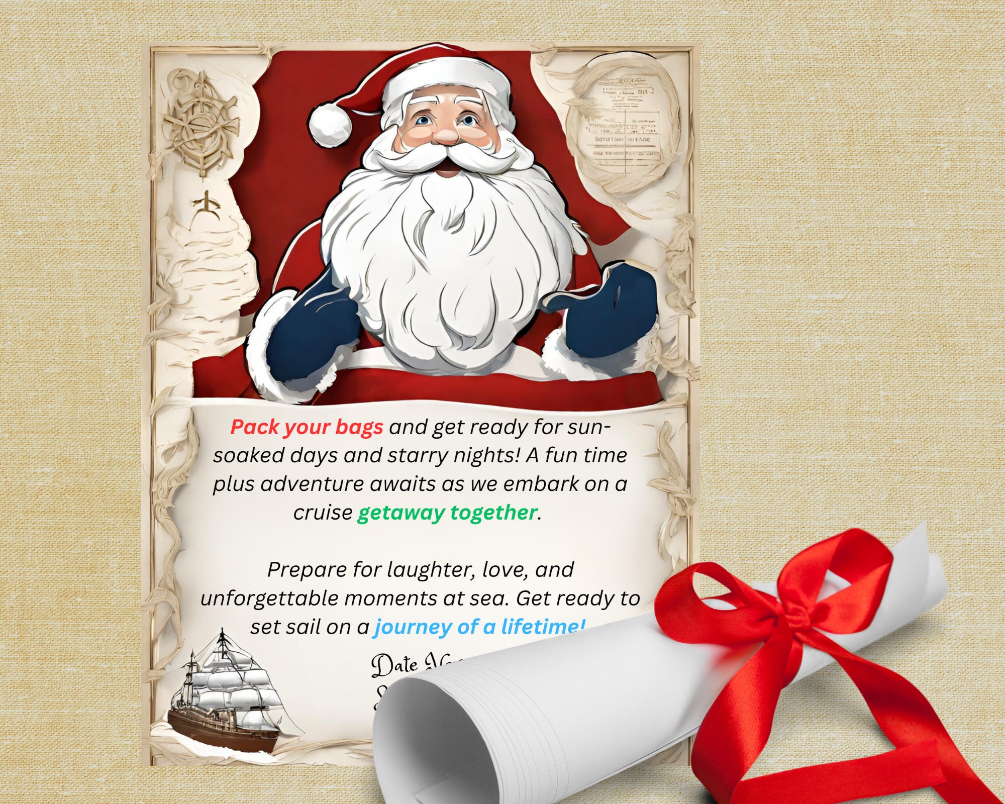 Santa Letter Cruise - Etsy
