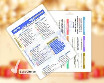Anniversary Cruise Royal Caribbean Ship Deck Navigator Card RCCL Personalized PathFinder Cruise Deck Cards for Royal Caribbean Cruises