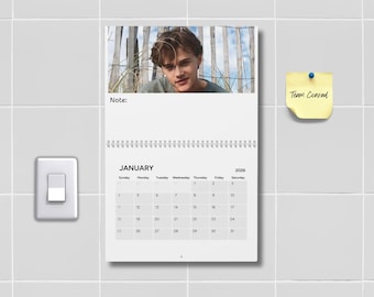 Conrad Fisher Calendar 2026 TSITP Calendar Conrad Fisher Poster Wall Calendar Team Conrad The Summer I Turned Pretty Merch Supplies & Gift