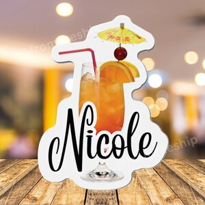 Personalized Cruise Door Magnets Name Cruise Magnet Custom Cruise Magnet Colorful Family Keepsake Stateroom Door Girls Trip Door Decorations