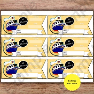 Fish Extender Tags Personalized Cruise Printable Gift Tag, Dis ney Cruise 2025/26 Items Wish - Magic - Dream - Wonder - Fantasy - Treasure