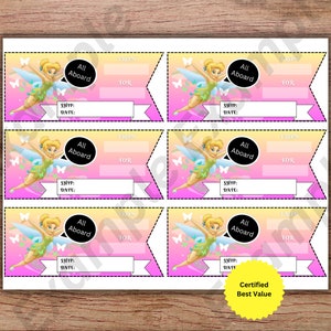 Fish Extender Tags Personalized Pixie Printable Gift Tag, Dis ney Cruise 2025/26 Items Wish - Magic - Dream - Wonder - Fantasy - Treasure