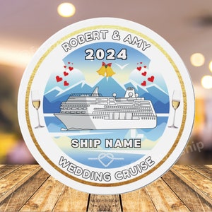 Wedding Cruise Door Magnets, Cruise Wedding Door Decorations Wedding Cabin Door Personalized Stateroom Cruise Ship Sign Cruise Magnet