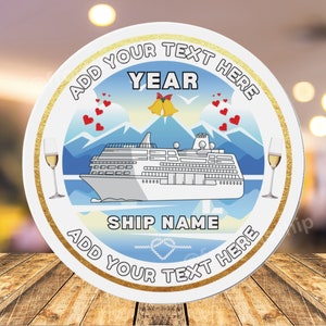 Cruise Door Magnets Anniversary, Cruise Door Decorations Wedding Cabin Door Personalized Stateroom Cruise Ship Sign Honeymoon Cruise Magnet