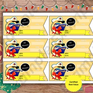 Fish Extender Gift Tags Christmas Holiday Printable FE Gift Tags, Dis ney Cruise 2025/26, Wish - Magic - Dream - Wonder - Fantasy - Treasure