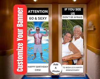Viral Cruise Door Decoration Stateroom Banner, Decorate Your Cabin Door Vacation Sign, Cruising Gift, Ship Magnet Alternative Door Decor