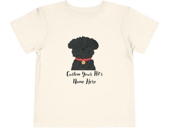 Camiseta de manga corta para niños pequeños, DogTee personalizada, camiseta de animales, camiseta gráfica para niños