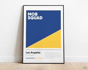 LOS ANGELES RAMS poster, Nfl Iconic Printed Poster Collection, Wall Art