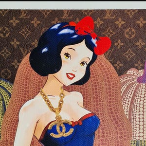 MORTE NYC * Branca de Neve * 45 x 32 cm * assinado * limitado * Certificado # xx/120