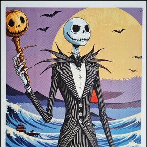 MORTE NYC * O Estranho Mundo de Jack * 45 x 32 cm * assinado * limitado * Certificado # xx/120