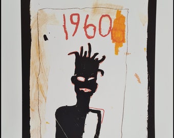 JEAN-MICHEL BASQUIAT * Untitled (1960) * 70 x 50 cm * Lithograph * limited # xx/300