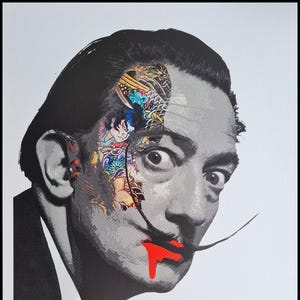 MORTE NYC * Salvador Dali * 45 x 32 cm * assinado * limitado * Certificado # xx/120
