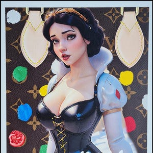 MORTE NYC * Branca de Neve * 45 x 32 cm * assinado * limitado * Certificado # xx/120