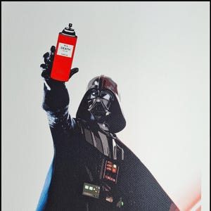 MORTE NYC * Darth Vader * 45 x 32 cm * assinado * limitado * Certificado # xx/120
