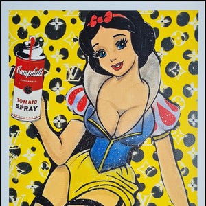 MORTE NYC * Branca de Neve * 45 x 32 cm * assinado * limitado * Certificado # xx/120