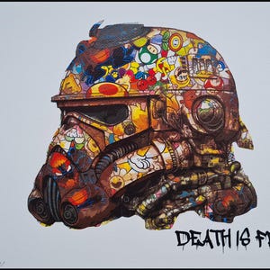 MORTE NYC * Storm Trooper * 45 x 32 cm * assinado * limitado * Certificado # xx/120