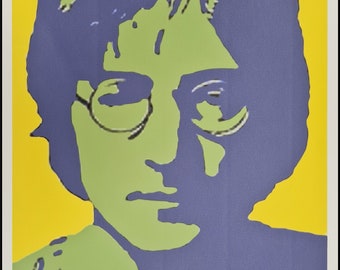 ANDY WARHOL * John Lennon* lithograph * art print * limited # xx/100