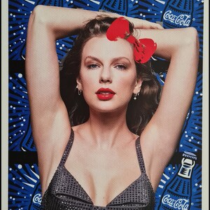 DEATH NYC * Taylor Swift * 45 x 32 cm * assinado * limitado * Certificado # xx/120
