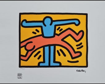 KEITH HARING * Pop Shop VI * 50 x 35 cm * signed lithograph * art print * limited # xx/300