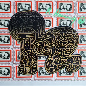 KEITH HARING * Original firmado por el artista en papel membretado - SERIGRAFÍA - incluye certificado