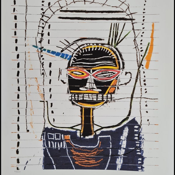 JEAN-MICHEL BASQUIAT * Untitled * 70x50 cm * Lithografie * limitiert # xx/300