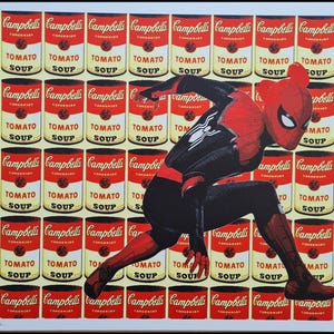 MORTE NYC * Homem-Aranha e Campbells * 45 x 32 cm * assinado * limitado * Certificado # xx/120