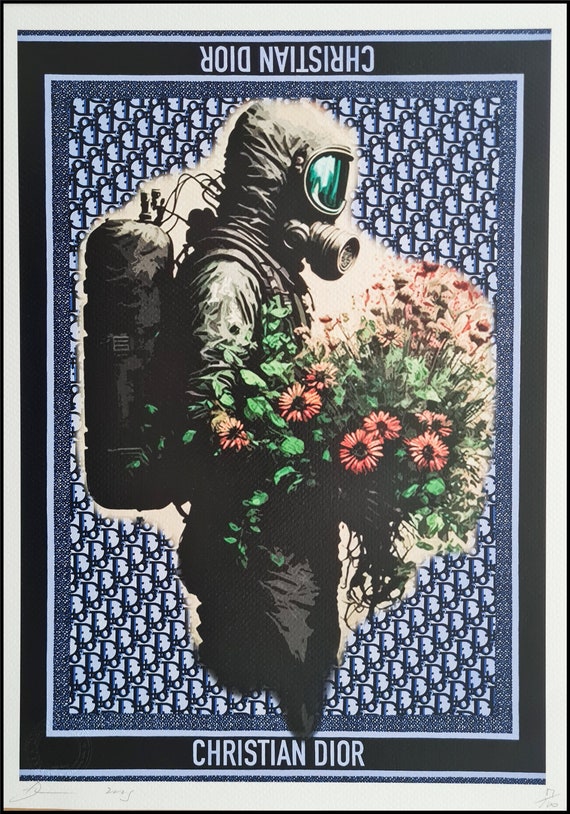 DEATH NYC * Dior Man * 45 X 32 Cm * Signed * Limited