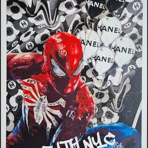 MORTE NYC * Homem-Aranha * 45 x 32 cm * assinado * limitado * Certificado # xx/120