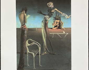 Salvador Dali * Woman with a Head of Roses* 50 x 65 cm * lithograph * limited