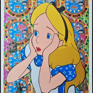 MORTE NYC * Alice * 45 x 32 cm * assinado * limitado * Certificado # xx/120