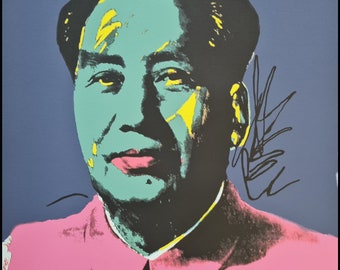 ANDY WARHOL * Mao Zedong * lithograph * limited # xx/2400 CMOA signed