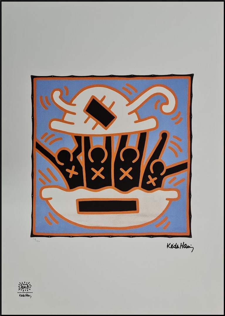 Keith Haring 83 Art Print by Keith Haring | King & McGaw