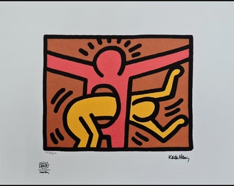 KEITH HARING * Pop Shop IV * 50 x 35 cm * signed lithograph * art print * limited # 248/300