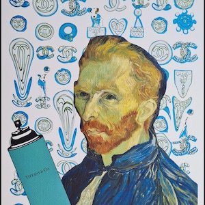 MORTE NYC * Vincent van Gogh * 45 x 32 cm * assinado * limitado * Certificado # xx/120