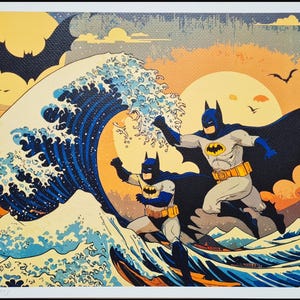 MORTE NYC * Batman * 45 x 32 cm * assinado * limitado * Certificado # xx/120