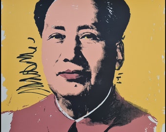 ANDY WARHOL * Mao Zedong * lithograph * limited # xx/2400 CMOA signed