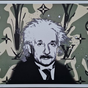 MORTE NYC * Albert Einstein * 45 x 32 cm * assinado * limitado * Certificado # xx/120