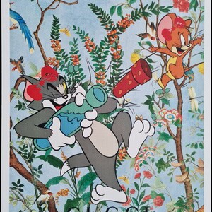 DEATH NYC * Tom & Jerry * 45 x 32 cm * assinado * limitado * Certificado # xx/120