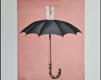 RENÉ MAGRITTE * Hegel's Holiday * 50 x 35 cm * signed lithograph * limited # xx/300