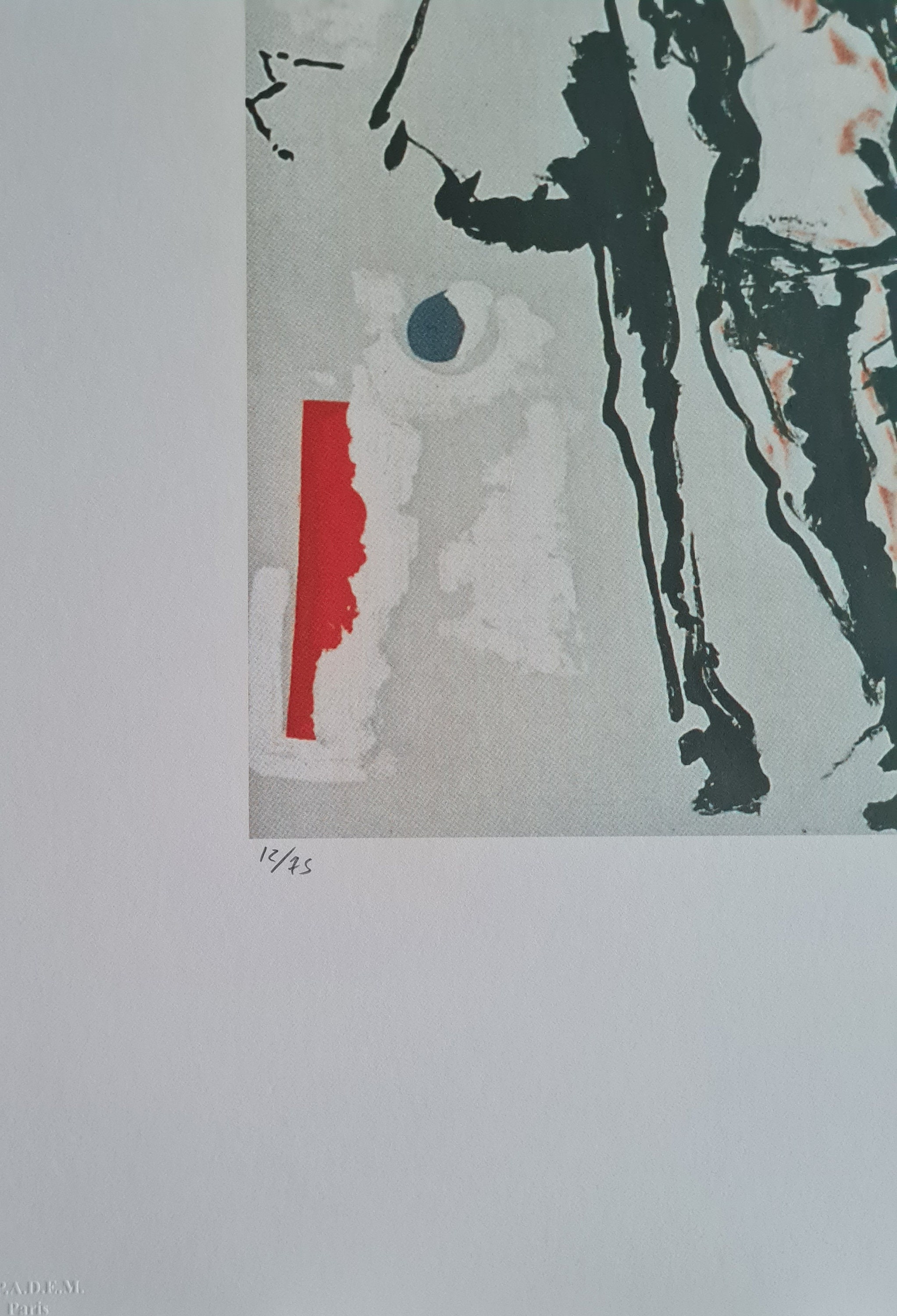 MARINO MARINI * 画像、Triade 作 * 50 x 70 cm * サイン入り