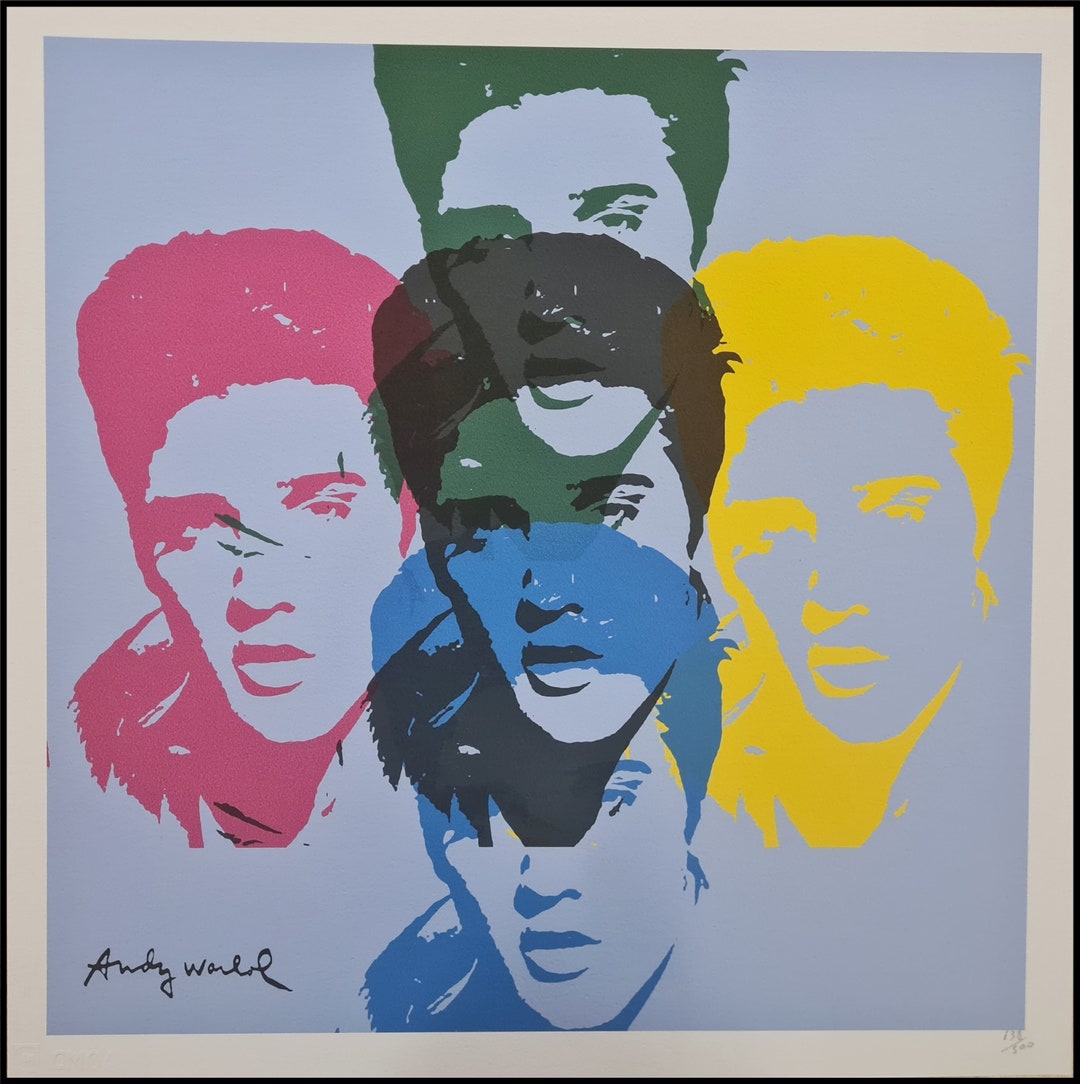 ANDY WARHOL * Elvis Presley * 50 X 50 Cm * Signed Lithograph