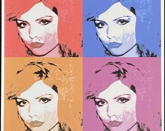 ANDY WARHOL * Debbie Harry (Blondie) * lithograph * art print * limited # xx/100
