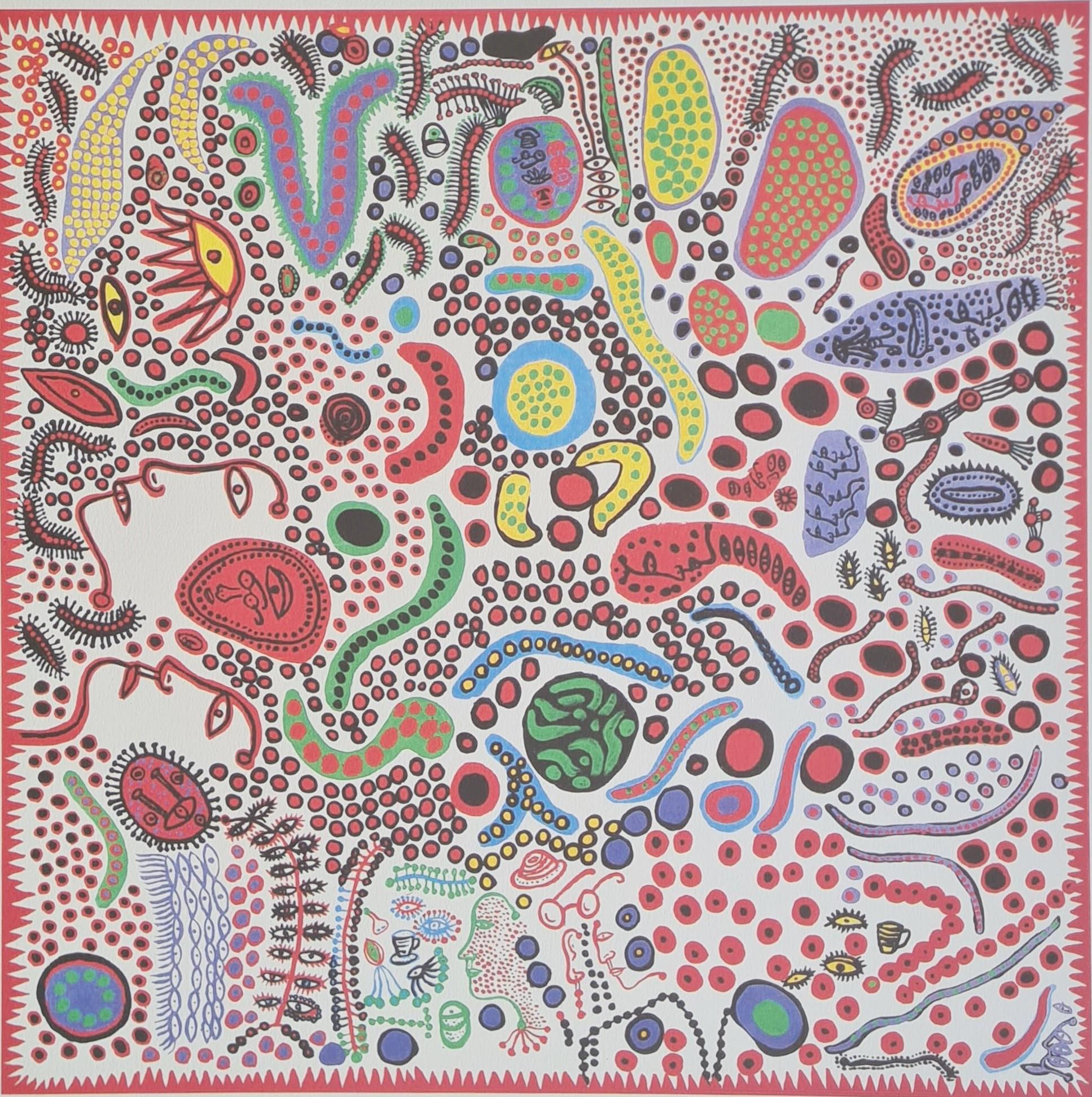 YAYOI KUSAMA * Endless Life of People * 65 X 50 Cm