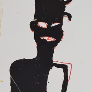 JEAN-MICHEL BASQUIAT Untitled 1960 70x50 cm Lithografie limitiert xx/300 Bild 4