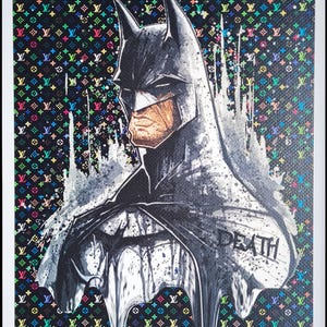MORTE NYC * Batman * 45 x 32 cm * assinado * limitado * Certificado # xx/120