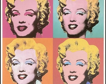 ANDY WARHOL * Marilyn Monroe * lithograph * art print * limited # xx/100